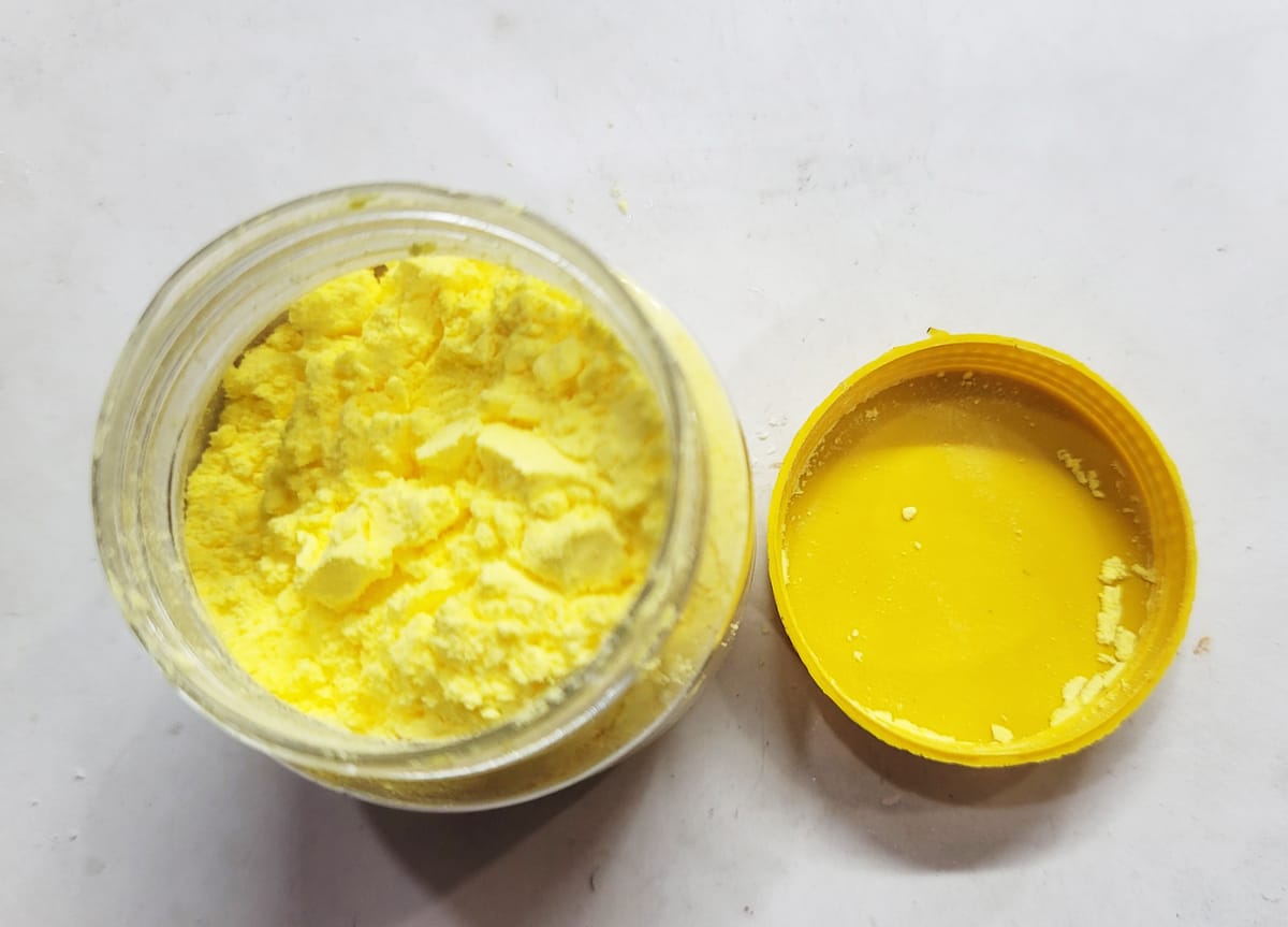 Yellow Fish Powder 60gm (3 pis)  - "হলুদ" মাছের গুঁড়া ৬০ গ্রাম (৩ টি)