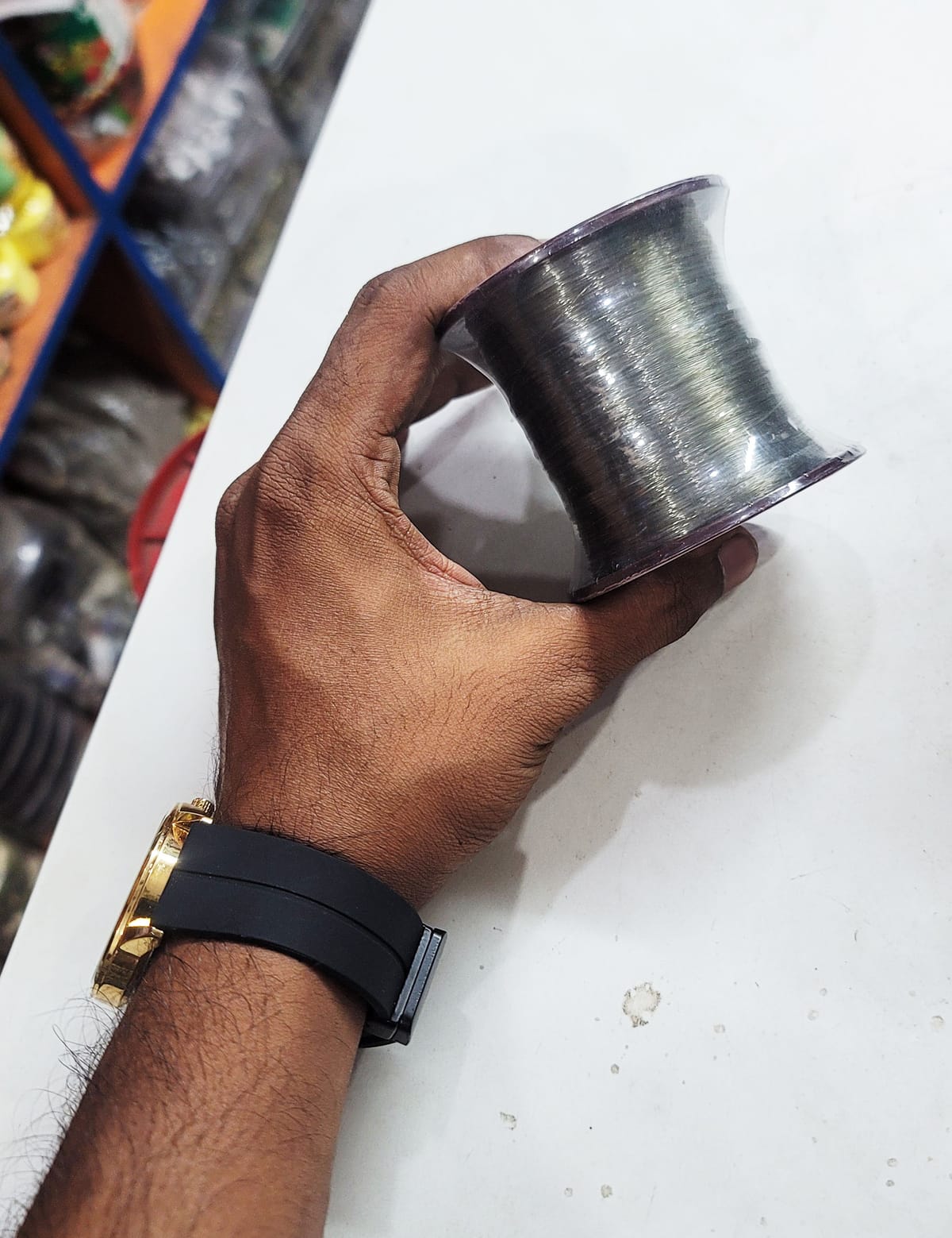 Monofilament Mk Ger Line 330 Yard (0.35mm) - বড়শির সুতা 330 গজ (০.৩৫ এম এম)